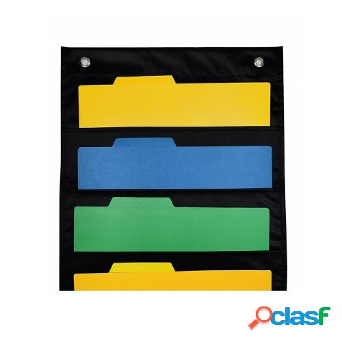 Organizador de archivos de pared colgante Cuadro de bolsillo