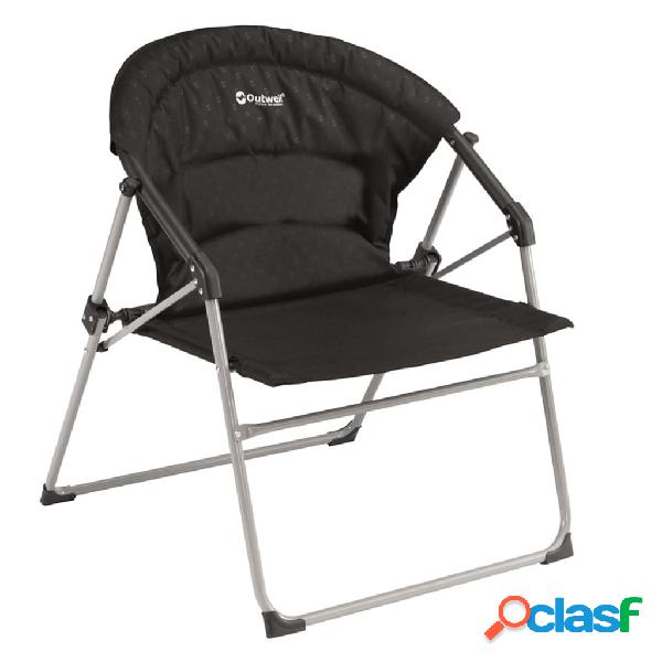 Outwell Silla de camping plegable Campana negro