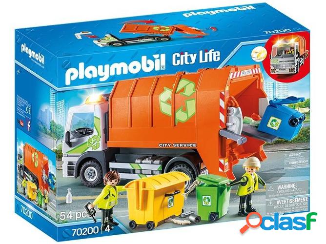 PLAYMOBIL City Life: Camión de reciclaje - 70200 (Edad