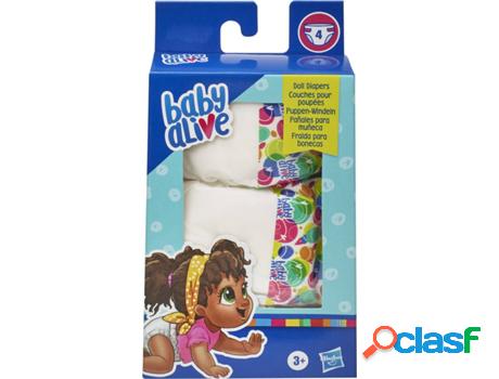 Pañales para muñecas BABY ALIVE Pack 4 (Edad Mínima: 3