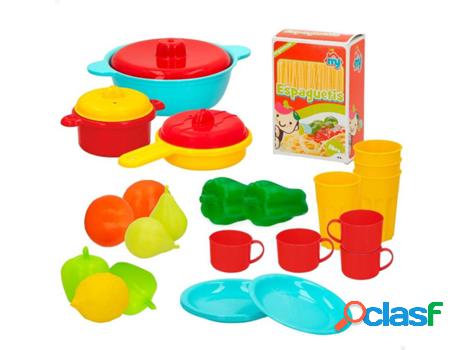 Pack Utensilios de cocina CB TOYS con Caja alimentos (24