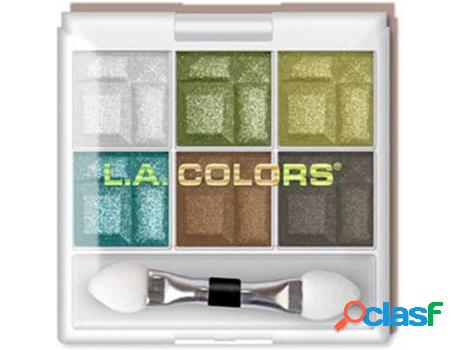 Paleta de Sombras L.A. COLORS 6 Colores Con Encanto