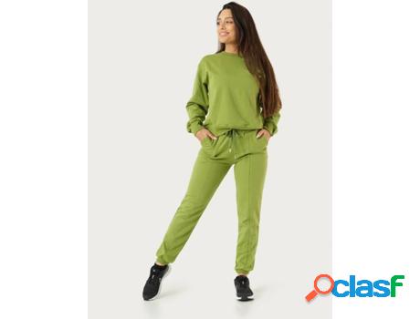Pantalones para Mujer YOURSELF APPAREL Verde para Yoga (M)