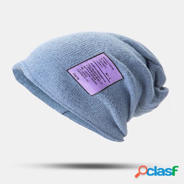 Pegatina de lana unisex Gorro con sombrilla de todo fósforo