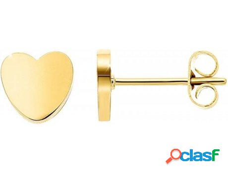 Pendientes SC_BOHEME Corazón (Acero - Dorado - 5mm x 5mm)