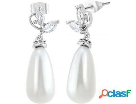 Pendientes SC_BOHEME Zirconia (bañado a rodio - 32 mm)