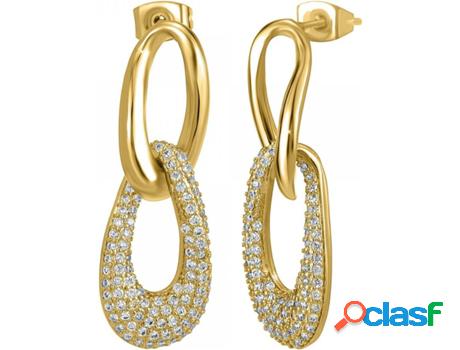 Pendientes SC_BOHEME Zirconia (bañado a rodio - Dorado -