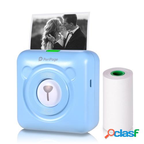 PeriPage A6 Mini Impresora de bolsillo HD 304DPI Impresora