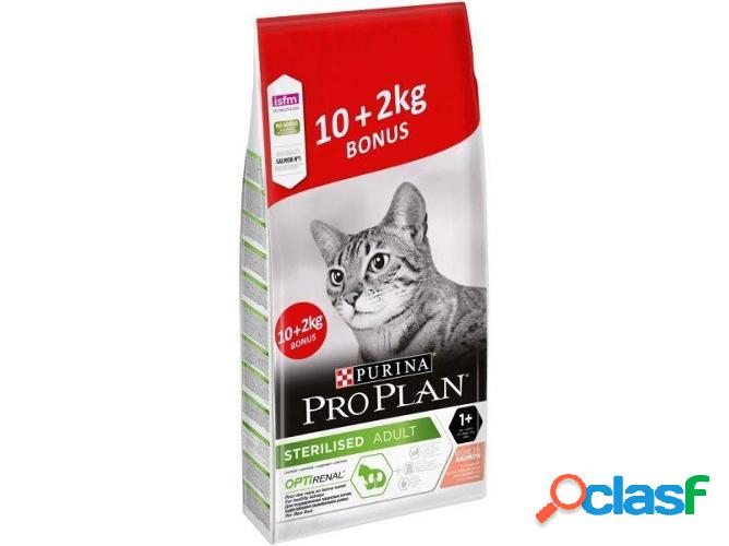 Pienso para Gatos PURINA Pro Plan OptiRenal (10Kg + 2Kg -