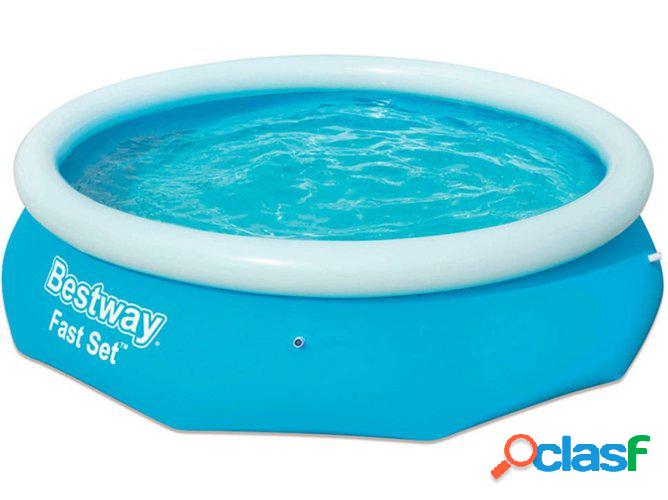 Piscina Hinchable BESTWAY Fast Set Azul (305x76cm)