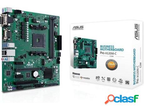 Placa Base ASUSTEK COMPUTER Pro A520M-C (Socket AM4 - AMD