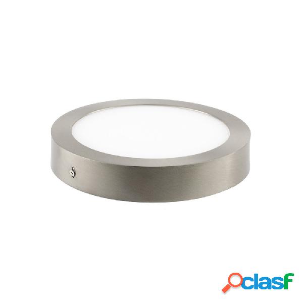 Plafón led 15w silver cct ajustable 3000-4000-6000k