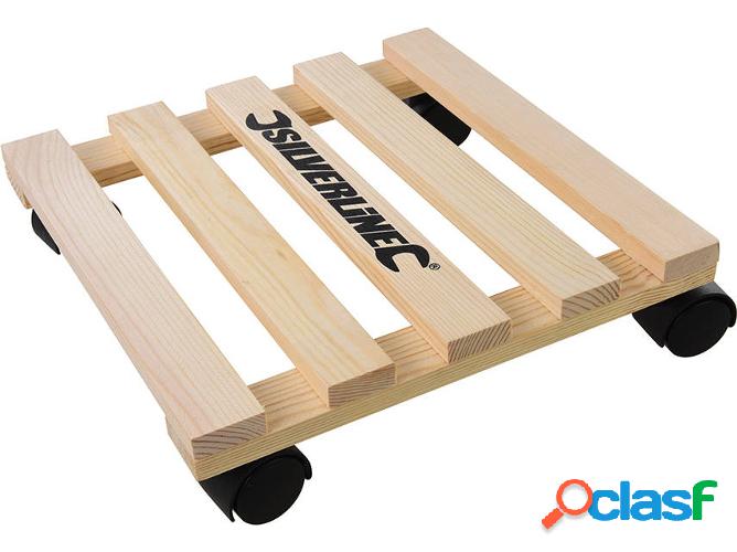 Plataforma con Ruedas para Plantas y Macetas SILVERLINE