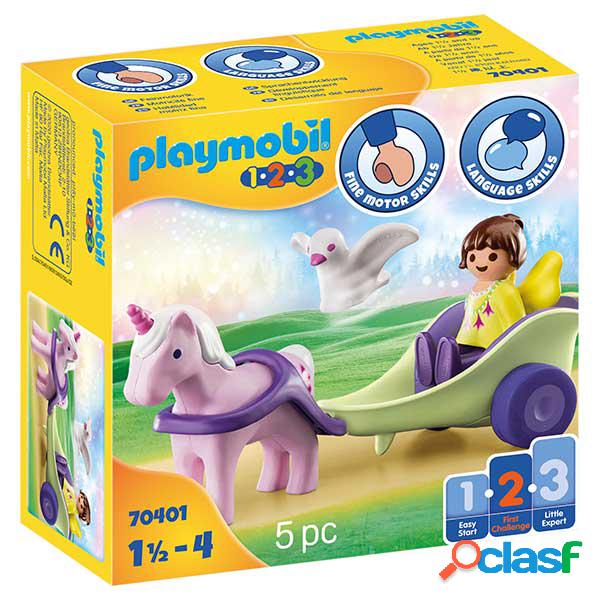 Playmobil 70401 1.2.3 Carruaje Unicornio con Hada