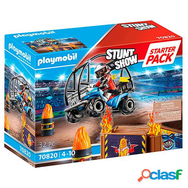Playmobil 70820: Starter Pack Stuntshow Quad con Rampa de
