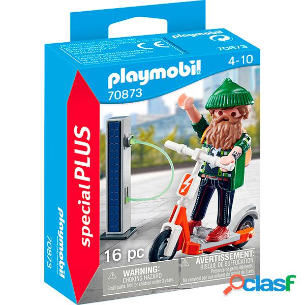 Playmobil 70873 Hipster con E-scooter