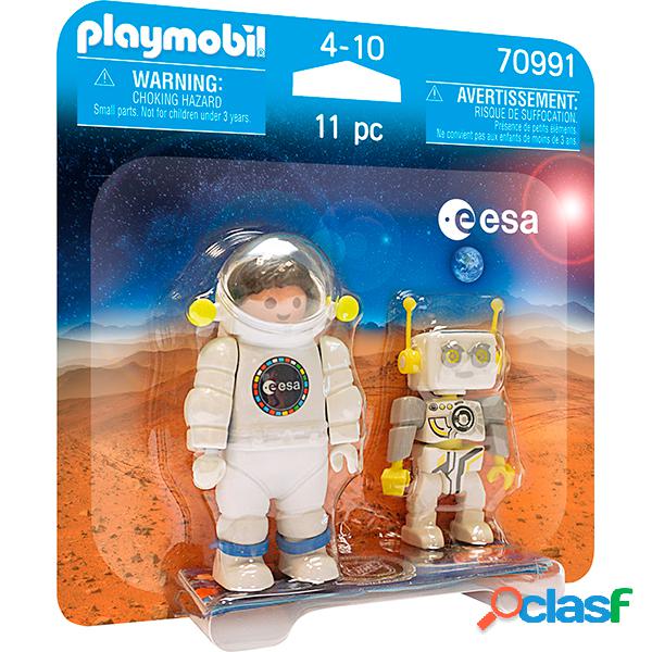 Playmobil 70991 Duo Pack Astronauta ESA y ROBert