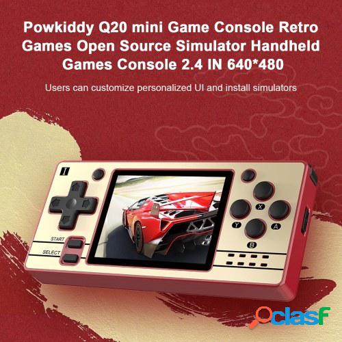 Powkiddy Q20 Consola de juegos portátil Juegos retro