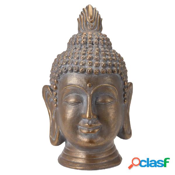 ProGarden Cabeza de Buda decorativa 31x29x53,5 cm