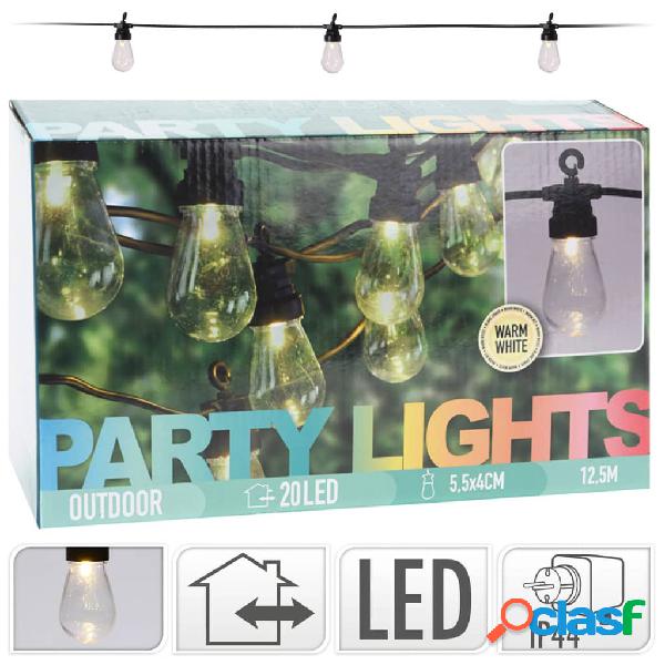 ProGarden Set de lámparas LED para fiestas 20 bombillas 12