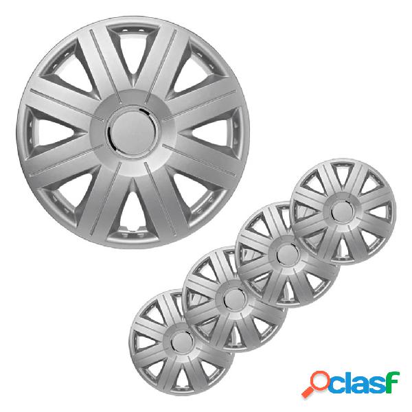ProPlus Juego de tapacubos 4 unidades Cosmos plateado 15"