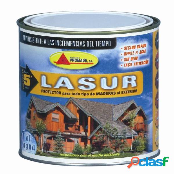 Protector Madera Exterior Lasur Al Agua 750 Ml Promade