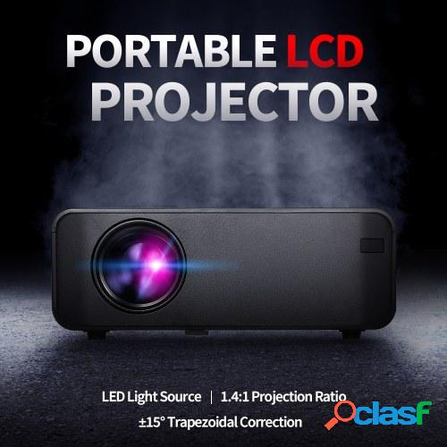Proyector LCD portátil W80 480P Resolución física