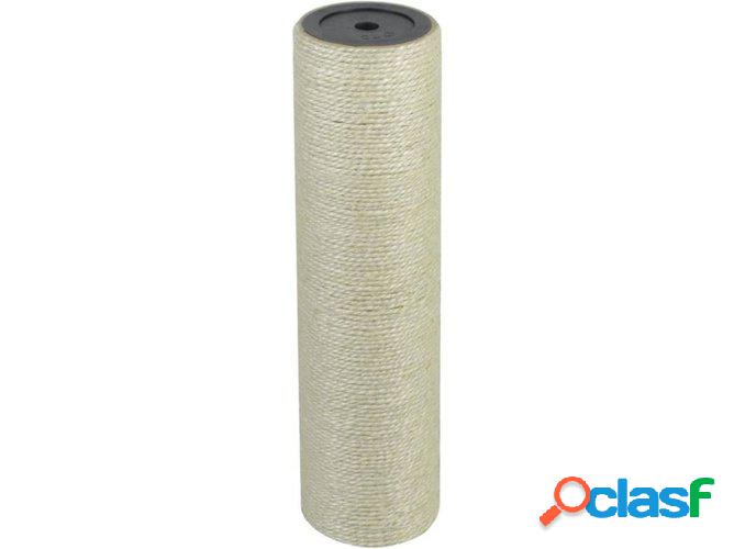 Puesto Rascador para Gatos VIDAXL Beige (8x30cmx10mm)