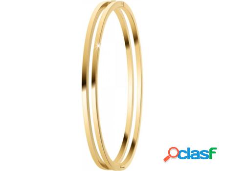 Pulsera SC_CRYSTAL (Acero - Dorado - 60 mm)