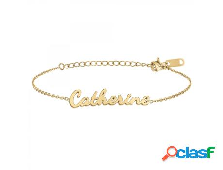 Pulsera SC_CRYSTAL Catherine (Acero - Dorado - 16cm)