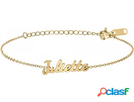 Pulsera SC_CRYSTAL Juliette (Acero - Dorado - 18cm)