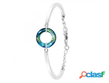 Pulsera SC_CRYSTAL (bañado a rodio - 16cm)