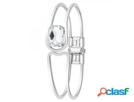 Pulsera SC_CRYSTAL (bañado a rodio - 16cm)