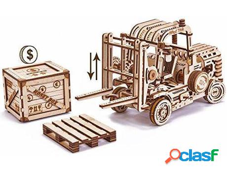 Puzzle WOOD TRICK Forklift Truck 3D Wooden Puzzle for Adults