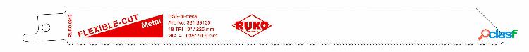 RUKO 33189135 - Pack de 5 sierras de sable acero de corte