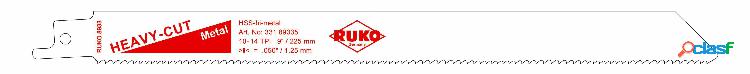 RUKO 33189335 - Pack de 5 sierras de sable acero de corte