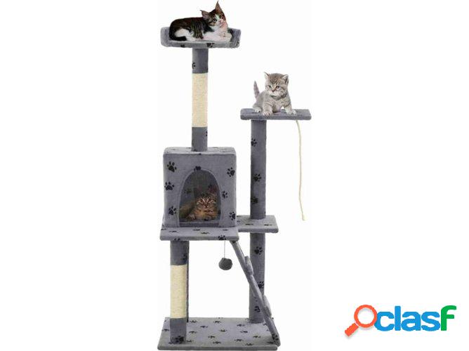Rascador Árbol VIDAXL Sisal Gris (120 cm)