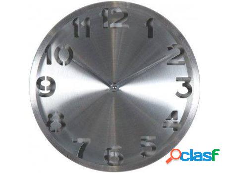 Reloj HOGAR Y MÁS Aluminio De Pared (25x4 cm)