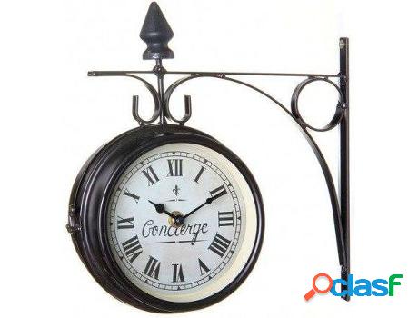 Reloj HOGAR Y MÁS Estacíon Estilo Tradicional (26x8x26 cm)