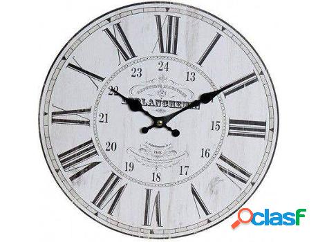 Reloj HOGAR Y MÁS Pared De Madera Original De Pared Vintage