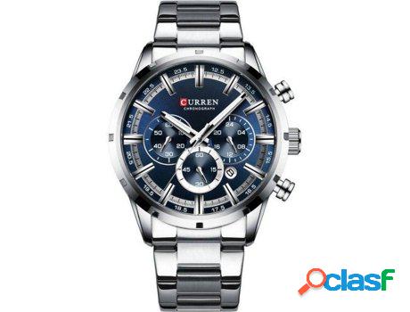 Reloj OEM Curren Acero Inoxidable Hombre (Plateado)
