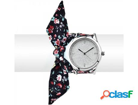 Reloj SC_CRYSTAL Alba (bañado a rodio - Marrón)