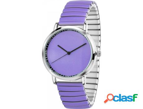 Reloj SC_CRYSTAL Anna (bañado a rodio - Morado)