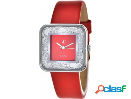 Reloj SC_CRYSTAL Cristales (bañado a rodio - Rojo)