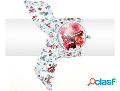 Reloj SC_CRYSTAL Daphne (bañado a rodio - Rojo)