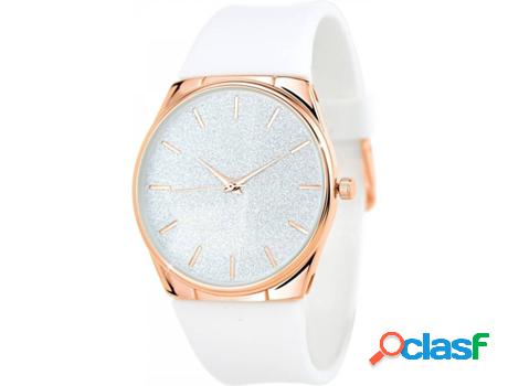 Reloj SC_CRYSTAL Janelle (bañado a rodio - Blanco)