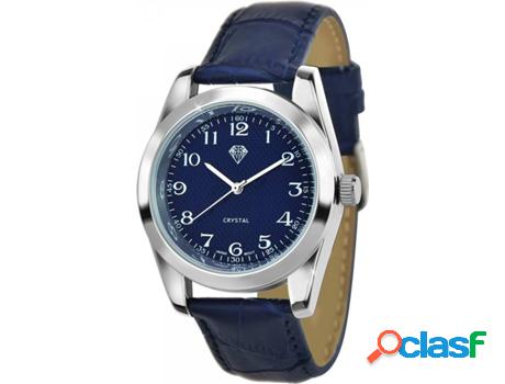 Reloj SC_CRYSTAL (bañado a rodio - Azul)