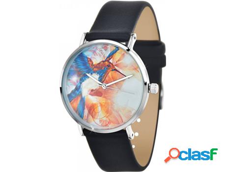 Reloj SC_CRYSTAL beija-flor Alina (bañado a rodio - Negro)