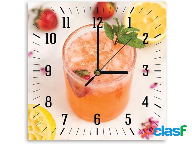 Reloj de Pared LEGENDARTE Refresco De Frutas (30x30 cm)