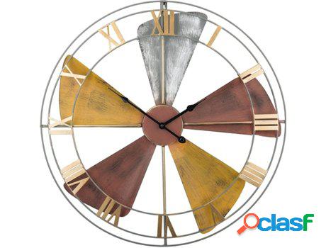 Relojes de Pared Wikon (Multicolor - Hierro -5x60x60 cm)